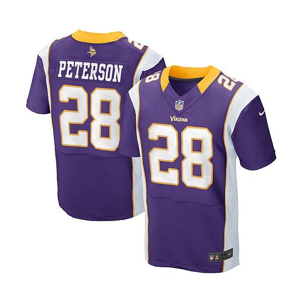 [NEW,Elite] Adrian Peterson Football Jersey -Minnesota #28 NEW Football Jersey(Purple)