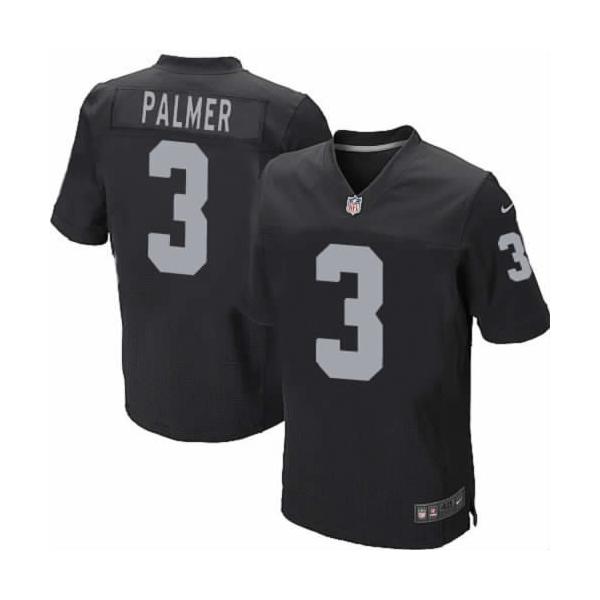 [NEW,Elite] Carson Palmer Football Jersey -Oakland #3 NEW Football Jersey(Black)