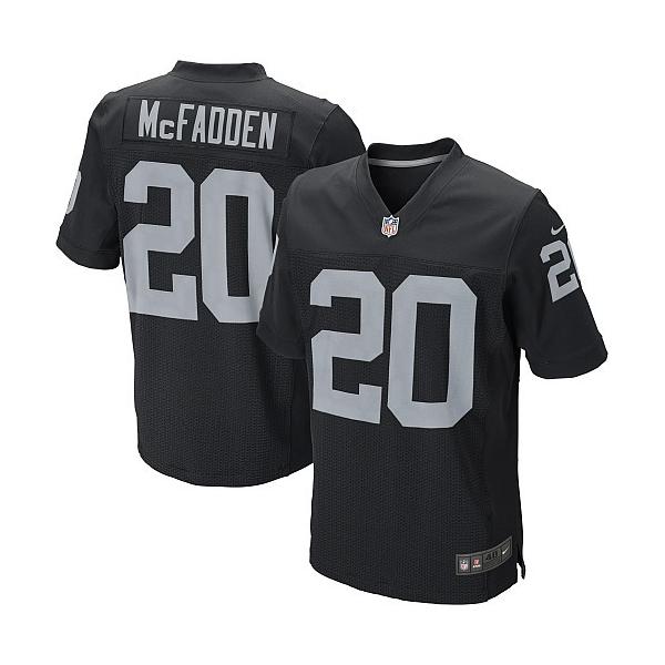 [NEW,Elite] Darren McFadden Football Jersey -Oakland #20 NEW Football Jersey(Black)