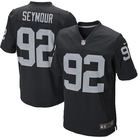 [NEW,Elite] Richard Seymour Football Jersey -Oakland #92 NEW Football Jersey(Black)