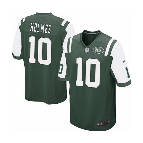 [NEW,Elite] Santonio Holmes Football Jersey -NY-J #10 NEW Football Jersey(Green)