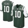 [NEW,Elite] Santonio Holmes Football Jersey -NY-J #10 NEW Football Jersey(Green)