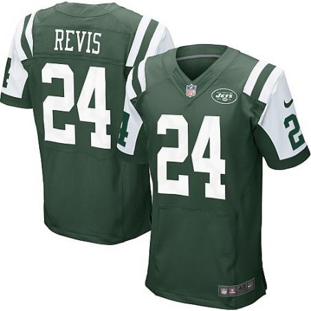 [NEW,Elite] Darrelle Revis Football Jersey -NY-J #24 NEW Football Jersey(Green)