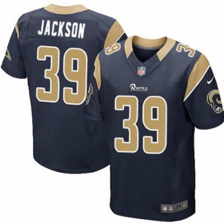 [NEW,Elite] Steven Jackson Football Jersey -St. Louis  #39 NEW Football Jersey(Blue)