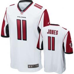 [NEW,Game] Julio Jones Football Jersey -Atlanta #11 FOOTBALL Jerseys(White)