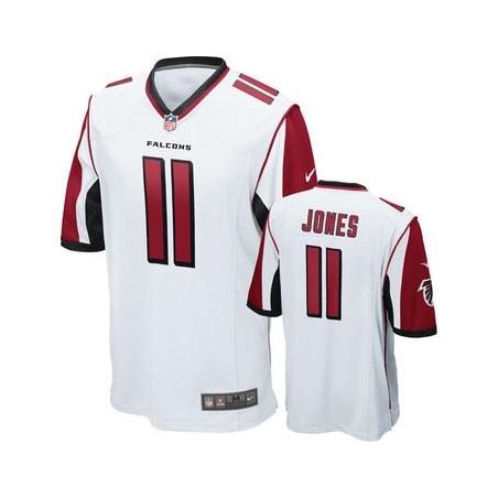 [NEW,Game] Julio Jones Football Jersey -Atlanta #11 FOOTBALL Jerseys(White)