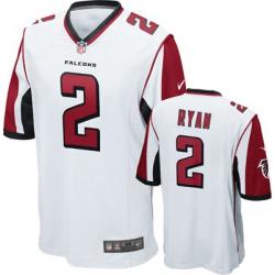 [NEW,Game] Matt Ryan Football Jersey -Atlanta #2 FOOTBALL Jerseys(White)