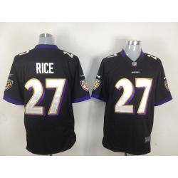 [NEW,Game] Ray Rice Football Jersey -Baltimore #27 FOOTBALL Jerseys(Black)