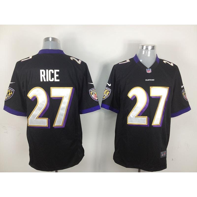 [NEW,Game] Ray Rice Football Jersey -Baltimore #27 FOOTBALL Jerseys(Black)