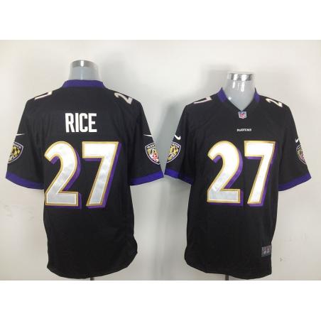 [NEW,Game] Ray Rice Football Jersey -Baltimore #27 FOOTBALL Jerseys(Black)