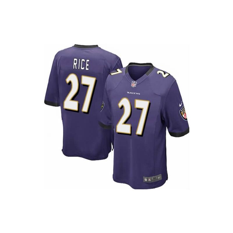 [NEW,Game] Ray Rice Football Jersey -Baltimore #27 FOOTBALL Jerseys(Purple)