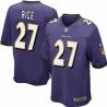 [NEW,Game] Ray Rice Football Jersey -Baltimore #27 FOOTBALL Jerseys(Purple)