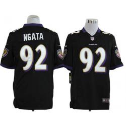 [NEW,Game] Haloti Ngata Football Jersey -Baltimore #92 FOOTBALL Jerseys(Black)