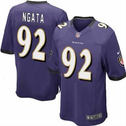 [NEW,Game] Haloti Ngata Football Jersey -Baltimore #92 FOOTBALL Jerseys(Purple)