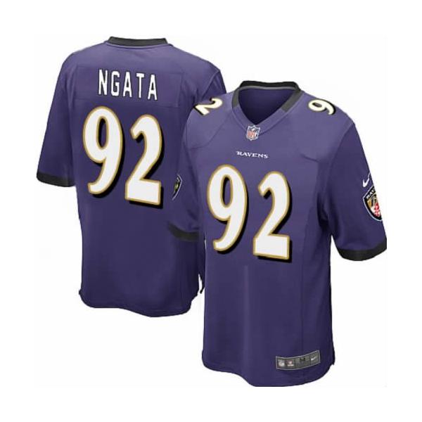 [NEW,Game] Haloti Ngata Football Jersey -Baltimore #92 FOOTBALL Jerseys(Purple)