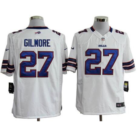 [NEW,Game] Stephon Gilmore Football Jersey -Buffalo #27 FOOTBALL Jerseys(White)