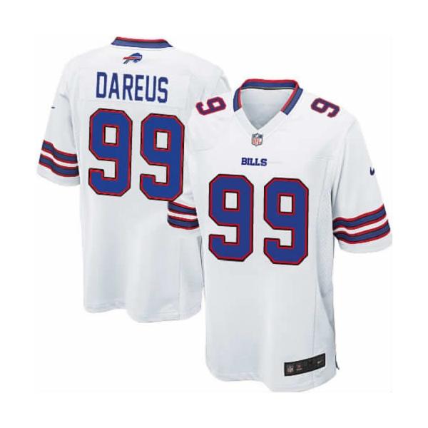 [NEW,Game] Marcell Dareus Football Jersey -Buffalo #99 FOOTBALL Jerseys(White)