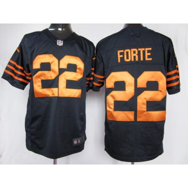 [NEW,Game] Matt Forte Football Jersey -Chicago #22 FOOTBALL Jerseys(Blue Yellow Number)