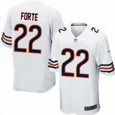 [NEW,Game] Matt Forte Football Jersey -Chicago #22 FOOTBALL Jerseys(White)