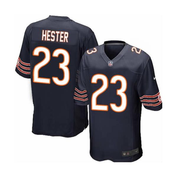 [NEW,Game] Devin Hester Football Jersey -Chicago #23 FOOTBALL Jerseys(Blue)