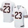 [NEW,Game] Devin Hester Football Jersey -Chicago #23 FOOTBALL Jerseys(White)