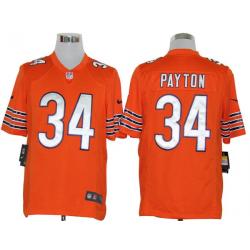 [NEW,Game] Walter Payton Football Jersey -Chicago #34 FOOTBALL Jerseys(Orange)