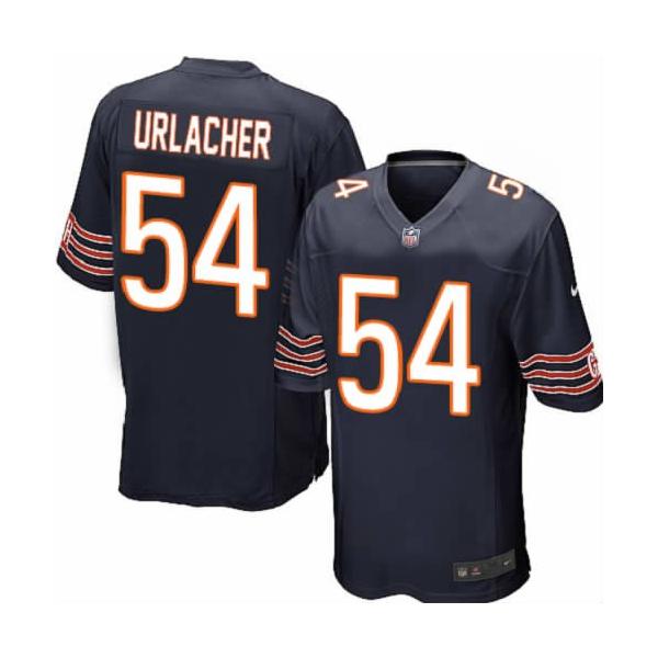 [NEW,Game] Brian Urlacher Football Jersey -Chicago #54 FOOTBALL Jerseys(Blue)