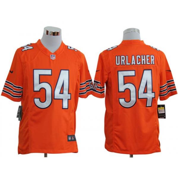 Brian Urlacher Football Jersey(Orange 