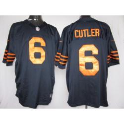 [NEW,Game] Jay Cutler Football Jersey -Chicago #6 FOOTBALL Jerseys(Blue Yellow Number)