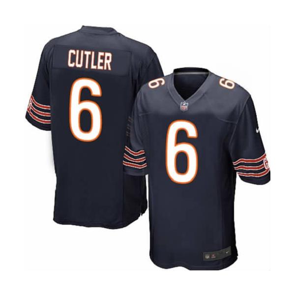 [NEW,Game] Jay Cutler Football Jersey -Chicago #6 FOOTBALL Jerseys(Blue)