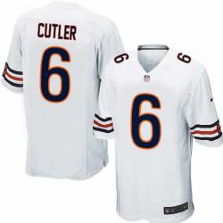 [NEW,Game] Jay Cutler Football Jersey -Chicago #6 FOOTBALL Jerseys(White)