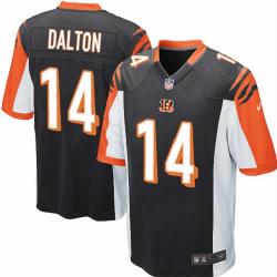 [NEW,Game] Andy Dalton Football Jersey -Cincinnati #14 FOOTBALL Jerseys(Black)