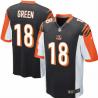 [NEW,Game] A.J. Green Football Jersey -Cincinnati #18 FOOTBALL Jerseys(Black)