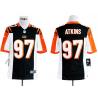 [NEW,Game] Geno Atkins Football Jersey -Cincinnati #97 FOOTBALL Jerseys(Black)