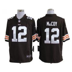 [NEW,Game] Colt McCoy Football Jersey -Cleveland #12 FOOTBALL Jerseys(Brown)