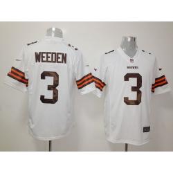 [NEW,Game] Derek Anderson Football Jersey -Cleveland #3 FOOTBALL Jerseys(White)