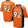 [NEW,Game] Elvis Dumervil Football Jersey -Denver #92 FOOTBALL Jerseys(Orange)