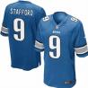 [NEW,Game] Matthew Stafford Football Jersey -Detroit #9 FOOTBALL Jerseys(Blue)