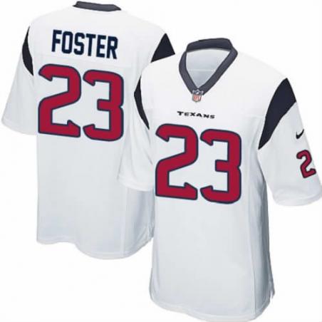 [NEW,Game] Arian Foster Football Jersey -Houston #23 FOOTBALL Jerseys(White)