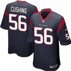 [NEW,Game] Brian Cushing Football Jersey -Houston #56 FOOTBALL Jerseys(Blue)