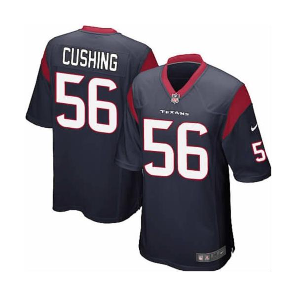 [NEW,Game] Brian Cushing Football Jersey -Houston #56 FOOTBALL Jerseys(Blue)