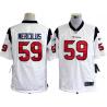 [NEW,Game] Whitney Mercilus Football Jersey -Houston #59 FOOTBALL Jerseys(White)