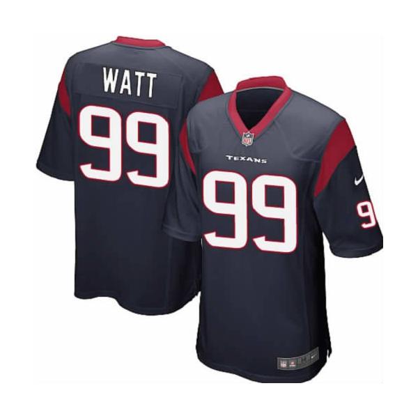 [NEW,Game] J.J. Watt Football Jersey -Houston #99 FOOTBALL Jerseys(Blue)