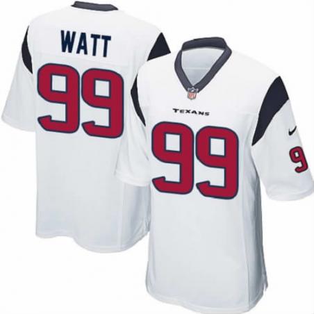 [NEW,Game] J.J. Watt Football Jersey -Houston #99 FOOTBALL Jerseys(White)