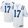 [NEW,Game] Austin Collie Football Jersey -Indianapolis #17 FOOTBALL Jerseys(White)