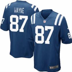 [NEW,Game] Reggie Wayne Football Jersey -Indianapolis #87 FOOTBALL Jerseys(Blue)