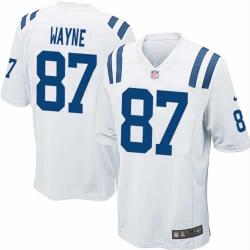 [NEW,Game] Reggie Wayne Football Jersey -Indianapolis #87 FOOTBALL Jerseys(White)