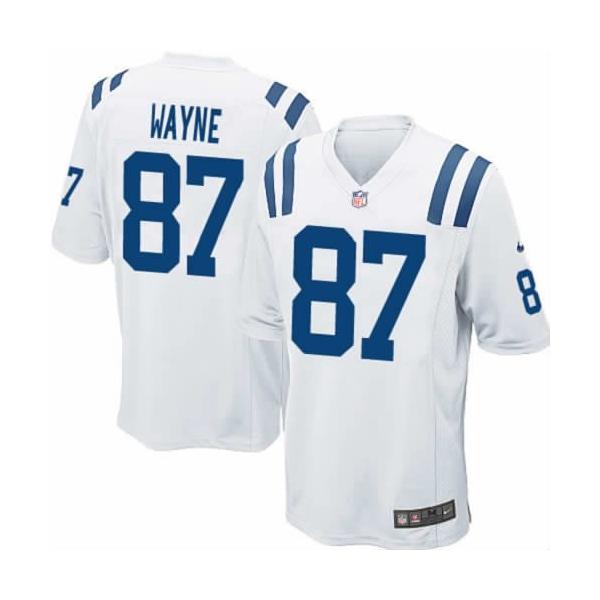 [NEW,Game] Reggie Wayne Football Jersey -Indianapolis #87 FOOTBALL Jerseys(White)