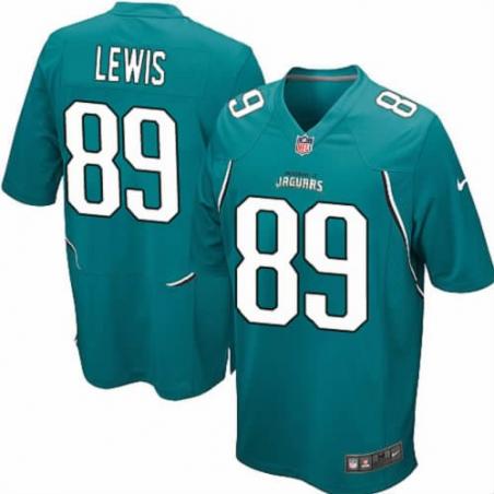 [NEW,Game] Marcedes Lewis Football Jersey -Jacksonville #89 FOOTBALL Jerseys(Green)