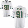 [NEW,Game] Cameron Wake Football Jersey -Miami #91 FOOTBALL Jerseys(White)